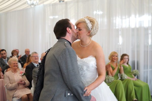 Kelly and Paul first kiss